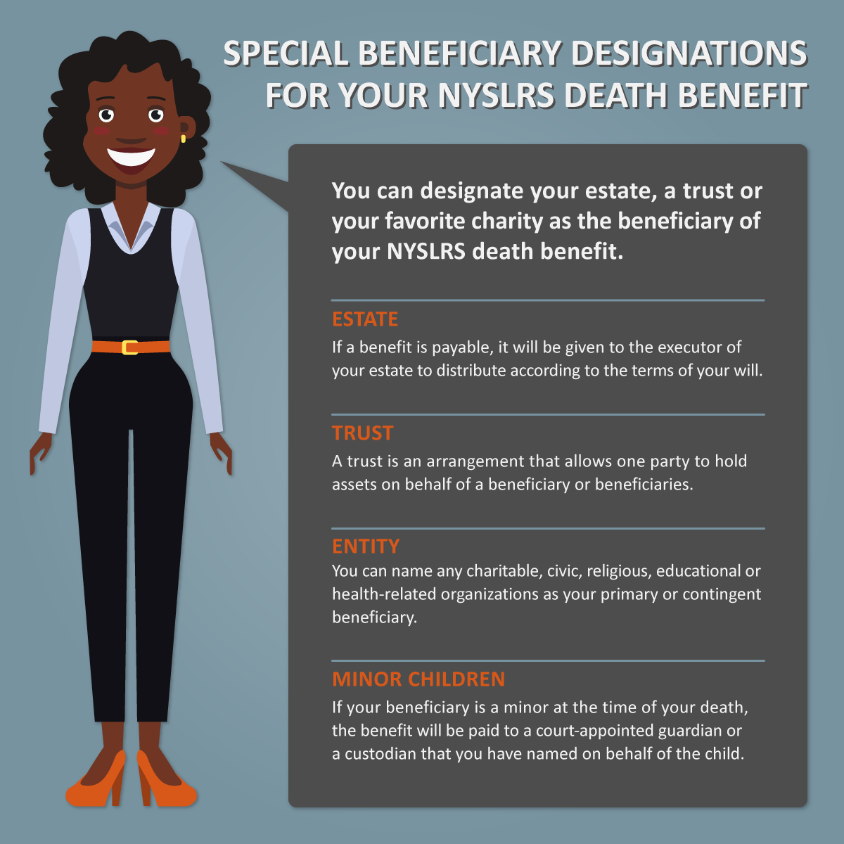 Special Designations for Your NYSLRS Death Benefit Beneficiaries